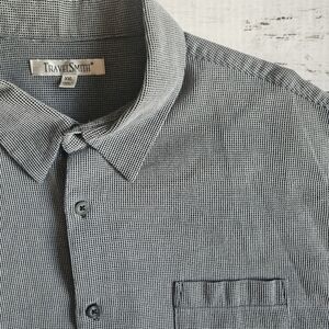 Travel Smith Silk/Cotton Short Sleeve Button Up‎ XXL